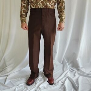 80s Brown‎ Levi's Sta-Prest Trousers